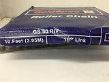 Goldspec GS 50 Riv Roller Chain 10 Ft Long