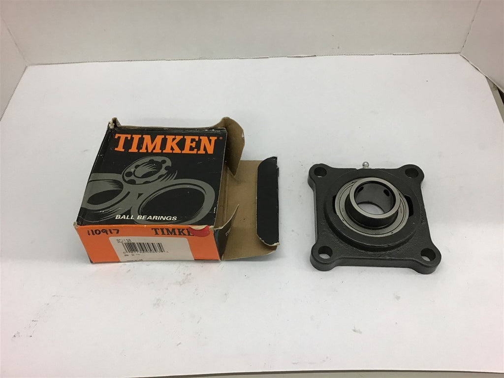 Timken SCJ1 3/8 4 Bolt Flange Bearing