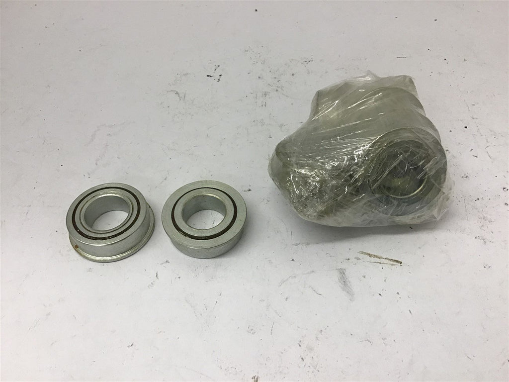 Flanged Ball Bearing 3/4" Bore 1 3/8" OD 1 1/2" Flange OD Lot Of 10