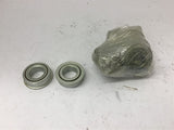 Flanged Ball Bearing 3/4" Bore 1 3/8" OD 1 1/2" Flange OD Lot Of 10