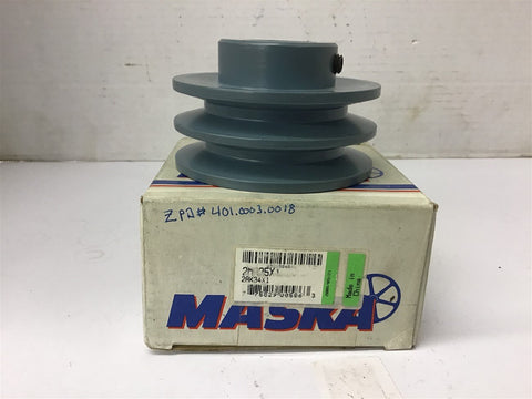 Maska 2MA35 2AK34 Two Groove Pulley