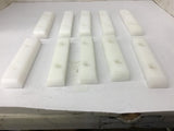 UHMW Strips 5-3/4" Length 1-1/4" Width 3/4" Thick--Lots Of 10