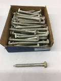 Galvanized Coated LAG Screws 3"x5/16" Square Heads 1/2" 50pcs/box 2 Boxes