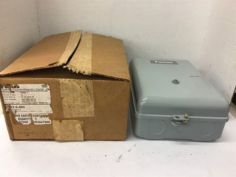 Furnas 16EF32BHACE magnetic Starter Nema size 1 3 Pole 60 Amp 440-480 Volt Coil