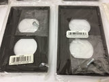 Cooper Wiring Devices 2132V Outlet Covers Black Lot Of 21