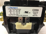 Packard C230A Definite Purpose Contactor 2 Poles 30 Amp 24 Coil V Lot of 3