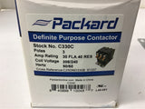 Packard C330C Definite Purpose contactor Contactor 3 Pole 30 Amp 208/240 Coil V
