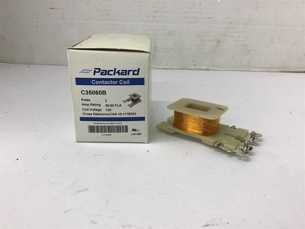 Packard C35060B Contactor Coil 3 Pole 120 Volts