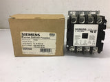 Siemens 42CF25AG Definite Purpose Contactor 4 Pole 40 FLA 208-240 Volt Coil