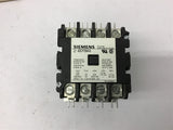 Siemens 42CF25AG Definite Purpose Contactor 4 Pole 40 FLA 208-240 Volt Coil