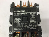 Siemens 42BF35AFBFN Definite Purpose Contactor 30 FLA 3 Pole 120 Volts Coil