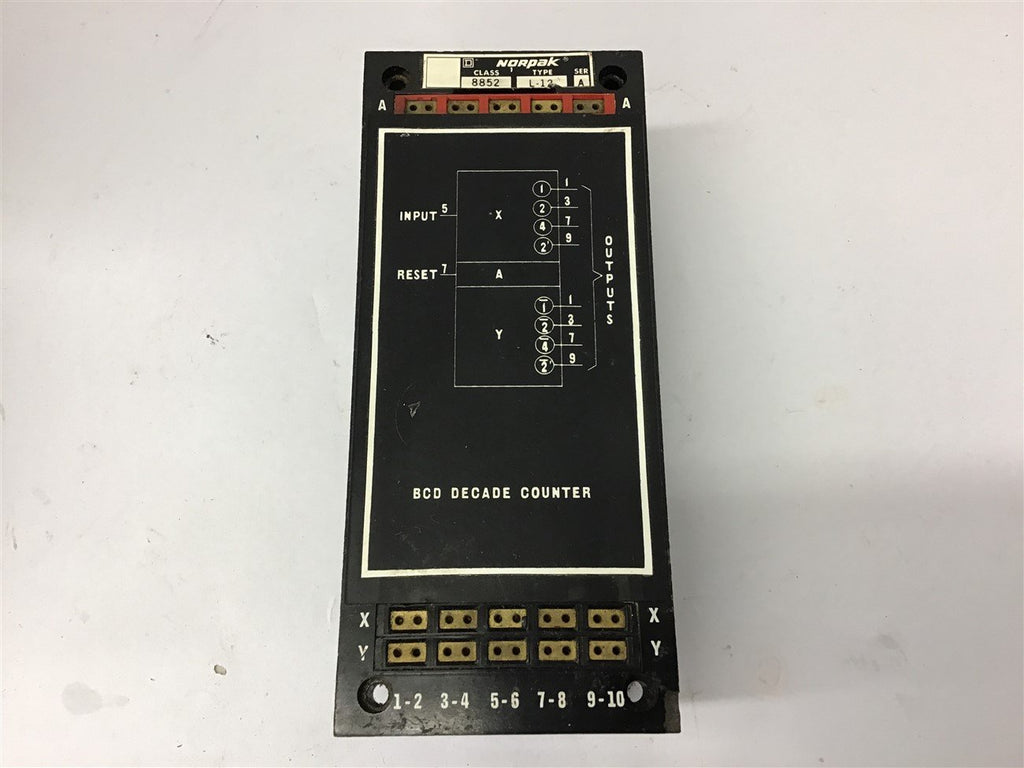 Norpak 8852 L-12 BCD Decade Counter
