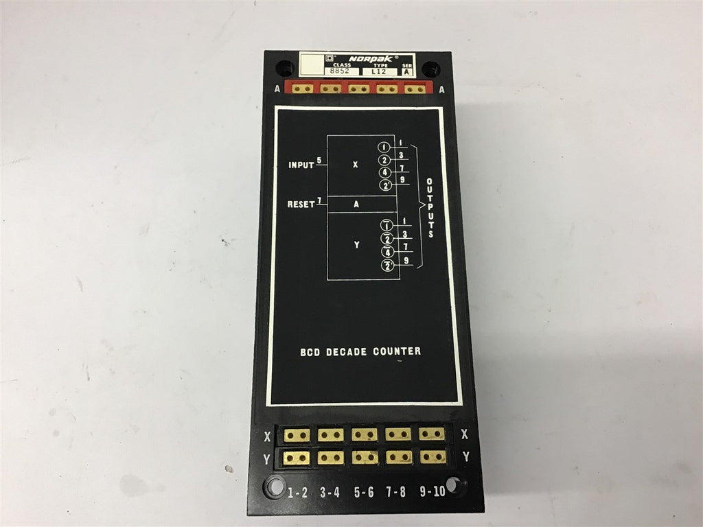Norpak 8852 L12 BCD Decade counter
