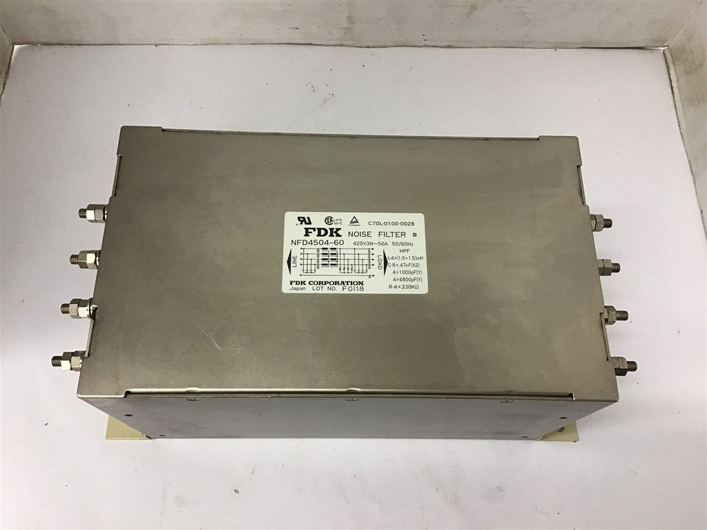 FDK Noise Filter NFD4504-60 420V3N~50A 50/60 HZ