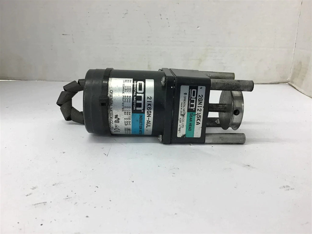 Oriental 2IK6GN-AUL Induction motor 115 Volts 0.18 Amp 1500 Rpm
