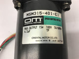 Oriental MSM315-401-E1 Speed Control Motor 15 W 100 volts AC Motor