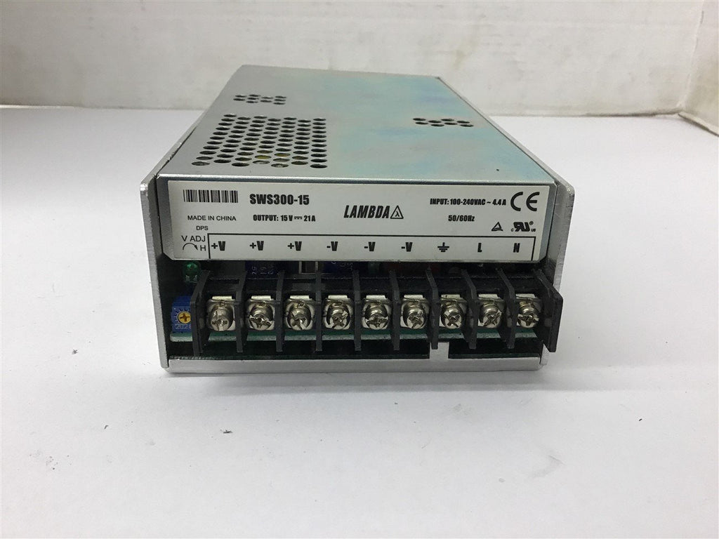 Lambda SWS300-15 Power supply 100-240 Vac Input 15 V DC Output