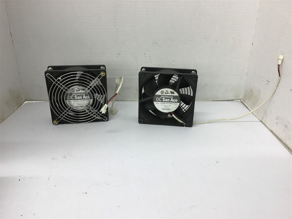 Sanyo 109R1224H1021 DC San Ace Brushless Fans Lot Of 2