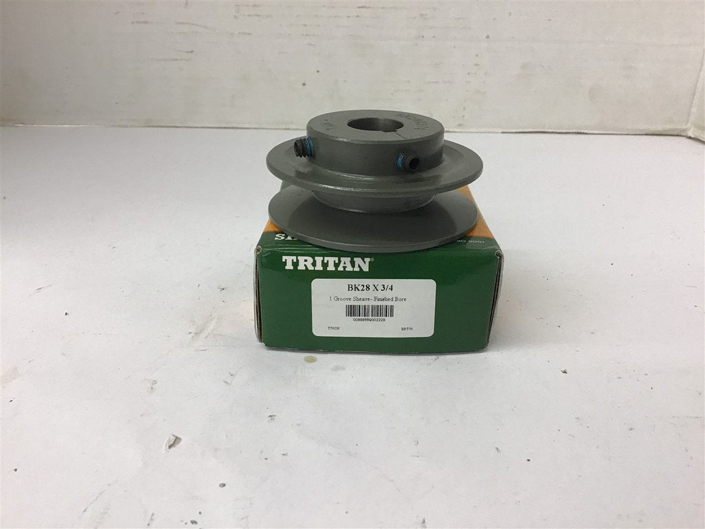 Tritan BK28x3/4 Single Groove Pulley 3/4" Bore