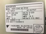 Servopack SGDH-20AE-N2-RY49 2.0KW 0/230VAC 50/60HZ 3 Phase 12/18.5AMPS