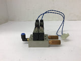 SMC VZ3120 Solenoid Valve 100 Volt coil Mounted on Manifold