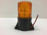 Amber 36V Safety Strobe Light