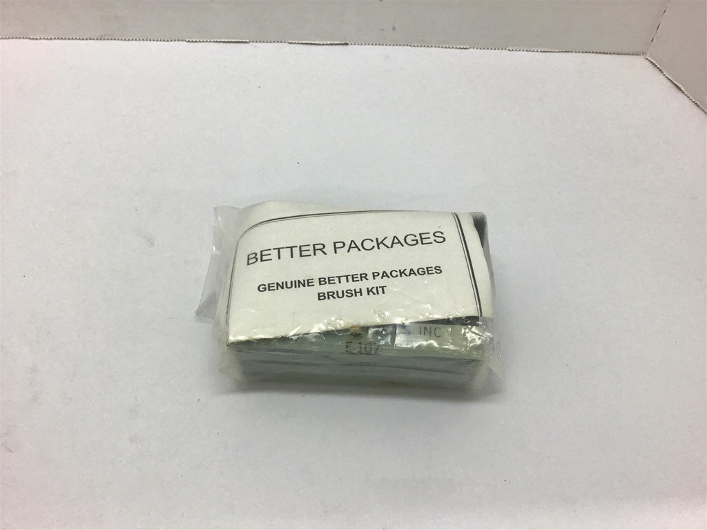 Genuine Better Packages E-107 Brush Kit Lot of 3