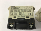 Omron G7L-2A-BUBJ-CB 25 Amp 240 Volts Relay 24 VDC Coil Lot Of 2