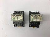 Omron LY4N 24 Relay Lot Of 2
