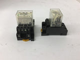 Omron LY4N 24 Relay Lot Of 2