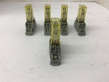 Idec RH1B-U 24 VDC Relay with Base Lot Of 5