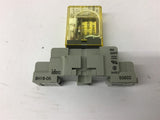 Idec RH1B-U 24 VDC Relay with Base Lot Of 5