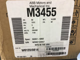 Baldor M3455 .25 HP 230/460 Volt 1200 Rpm 6P 48 Frame