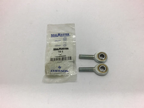 Emerson SealMaster TM6 3/8" Spherical Male Rod Ends Lot of 3