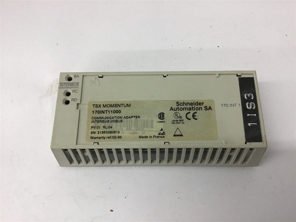 Schneider Automation TSX Momentum 170INT11000 Communication Adapter