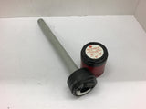 Allen-Bradley 855T-BPM10 Stack Light Base w/ 855T-B10DN4 Steady Incandescent RED