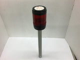 Allen-Bradley 855T-BPM10 Stack Light Base w/ 855T-B10DN4 Steady Incandescent RED