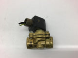 Parker 2-Way 3F4C80 Solenoid Valve 1/2" MNPT 24VDC