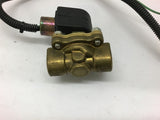 Parker 2-Way 3F4C80 Solenoid Valve 1/2" MNPT 24VDC