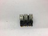Two Omron LY2N and One Omron MY2N Relays 24VDC Assorted Lot of 3