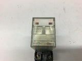 Two Omron LY2N and One Omron MY2N Relays 24VDC Assorted Lot of 3