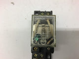 Two Omron LY2N and One Omron MY2N Relays 24VDC Assorted Lot of 3
