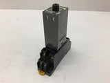 IDEC GT5Y-2SN Time Delay Relay 24VDC with Omron PYF08A-E Relay Socket