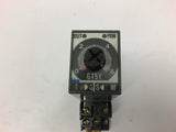 IDEC GT5Y-2SN Time Delay Relay 24VDC with Omron PYF08A-E Relay Socket