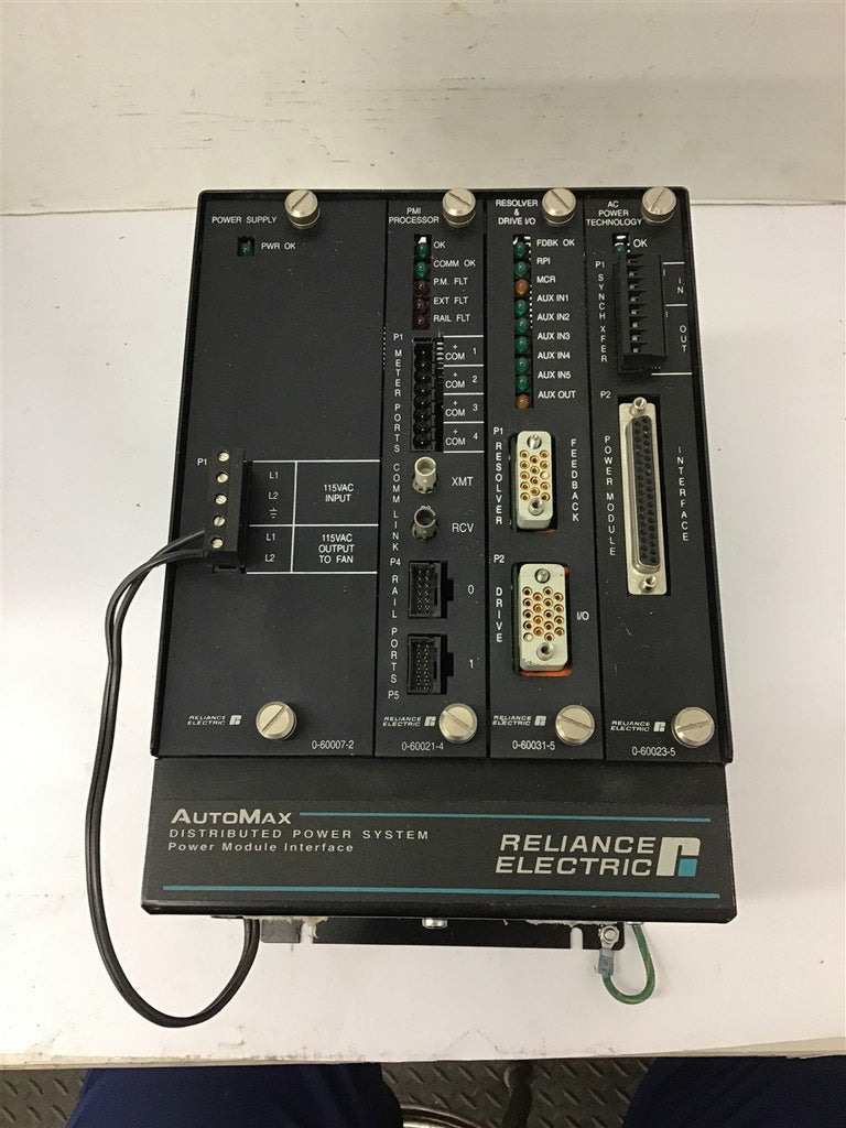 Reliance 805401-3S AC Power Module Interface Rack 4 Slot With Modules