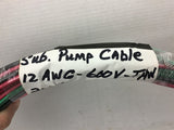 Submersible Pump Cable 12 AWG 600 V THW 30'