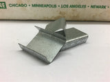 Uline S-828 Steel Strapping Seals 1-1/8" Length 3/4" Width Lot of 425