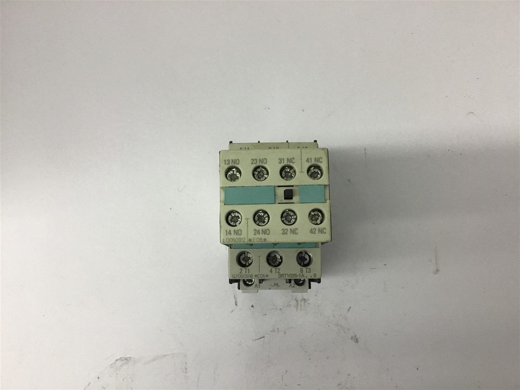 Siemens 3RT1025-1A Contactor 460 Volt @ 10 Hp 240 V Coil w/ L0050912