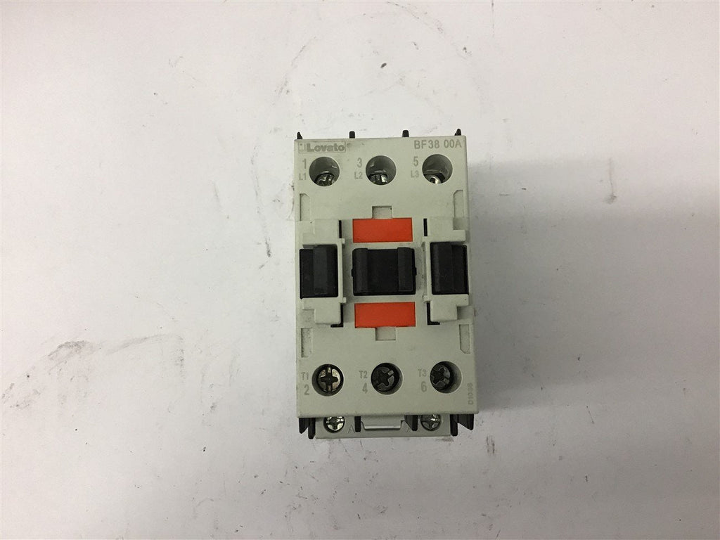 Lovato BF38 00A Contactor 480 Volts @ 30 HP 110 Volt coil