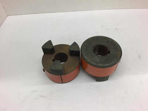 Lovejoy L-150 1.375 Jaw Couplings 1 3/8" Coupling Lot of 2